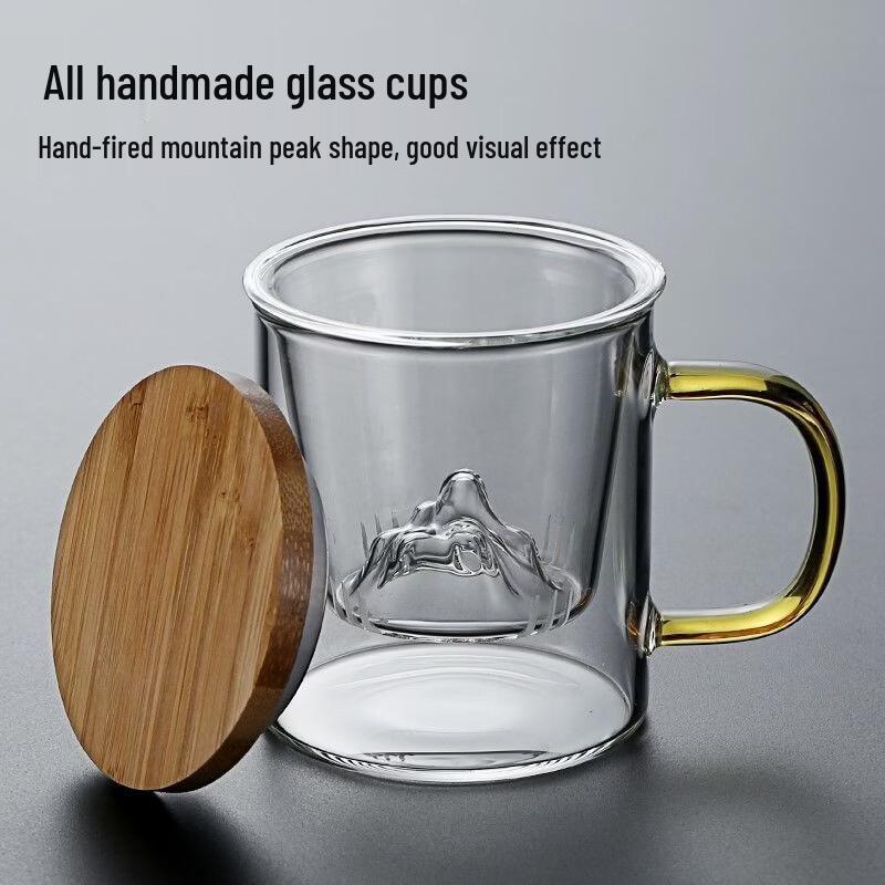 Guanshan High Borosilicate Glass Tea Infuser Mug