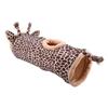 Pet Collapsible Cat Tunnel, Durable Suede Hideaway, Interactive Play Balls, Easy Clean Design, Portable Pet Tunnel, Cozy Cat House for Small Breeds