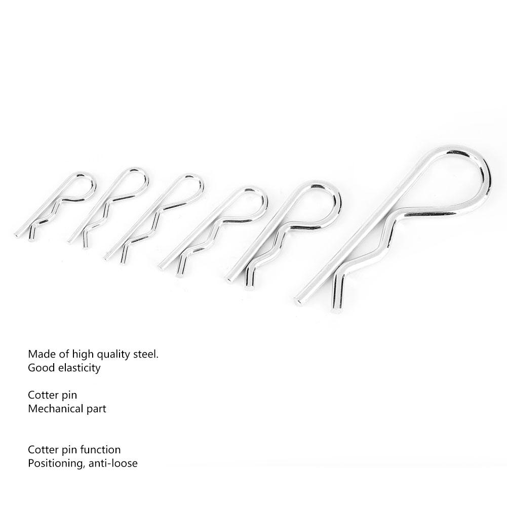 110 STÜCKE R-Typ Edelstahl Verzinkt Wellenstecker Handbetätigte Werkzeuge Zubehör