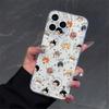 Haikyuu !! Coque de téléphone transparente avec têtes de personnages Chibi pour iPhone 15 14 13 12 - Housse de protection Anime