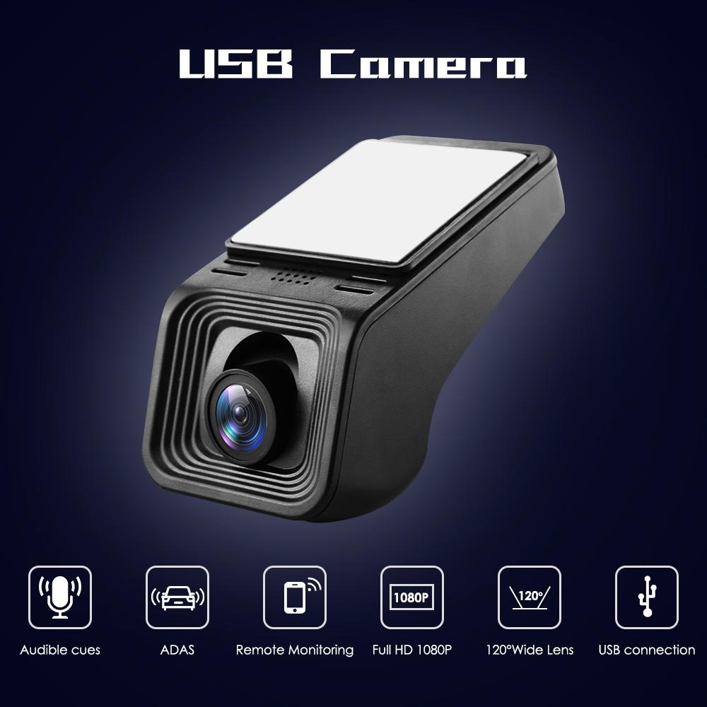 Hizpo for Android GPS Player Car Dash Full HD 1080P ADAS USB Front DVR Camera Driving Digital Video Recorder Night Version