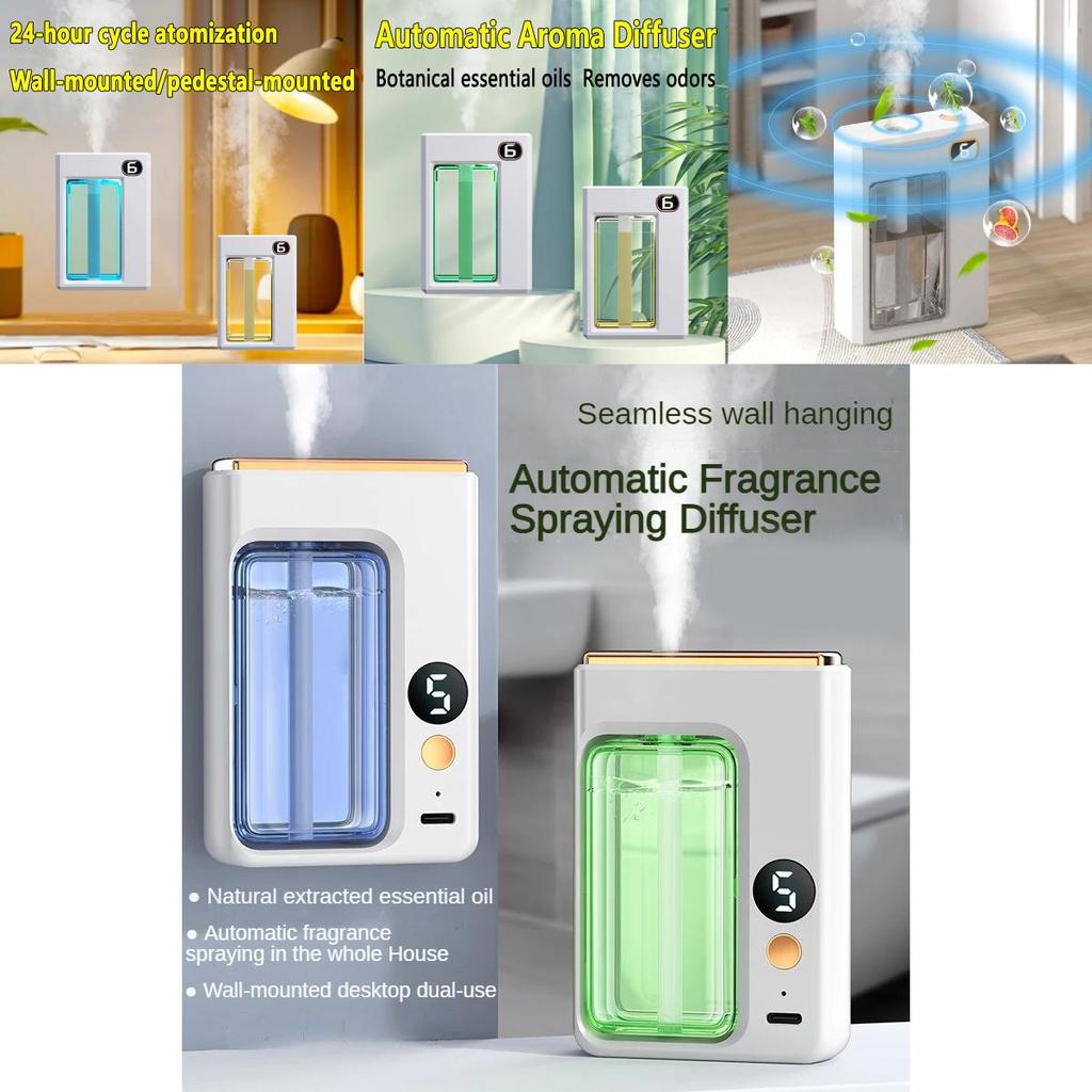 Wireless Battery Operated Aromatherapy Diffuser With Timer For Home And Office Use