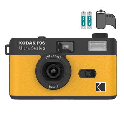 Kodak Ultra F9S Film Yellow Negative AA Battery Included Set Camera, Film,