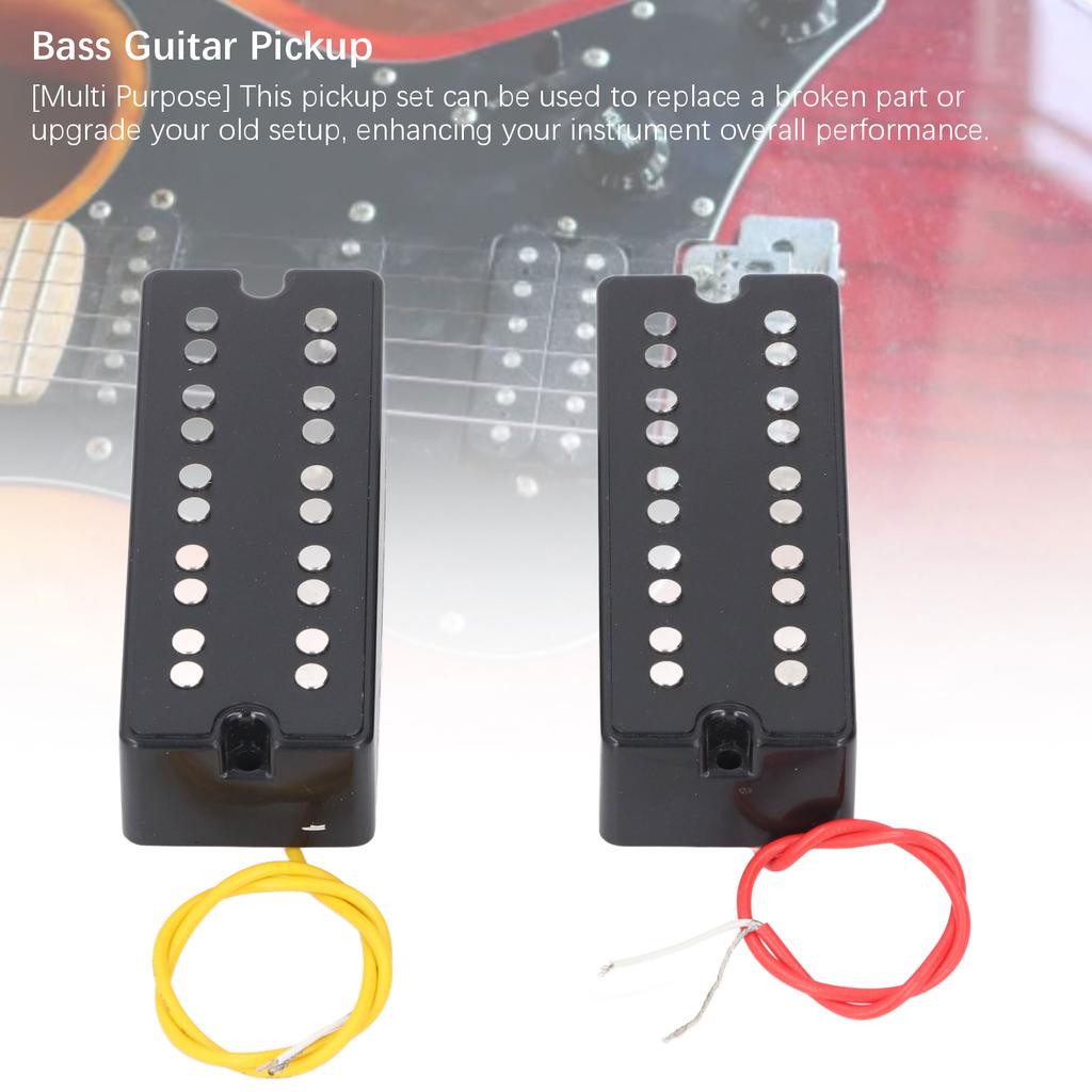 1 Set 5 String Bass Guitar Pickup Open  Electric Bass Guitar Humbucker Pickup 5 String  Coil Pickup Bass Guitar Pickup