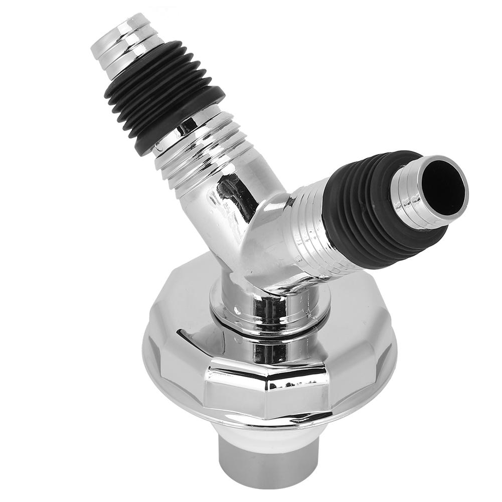 Doppelzweck Y-Rohrverbinder Bodenablauf T-Stück Adapter Ablaufabdichtungswerkzeug für Waschmaschine(UND