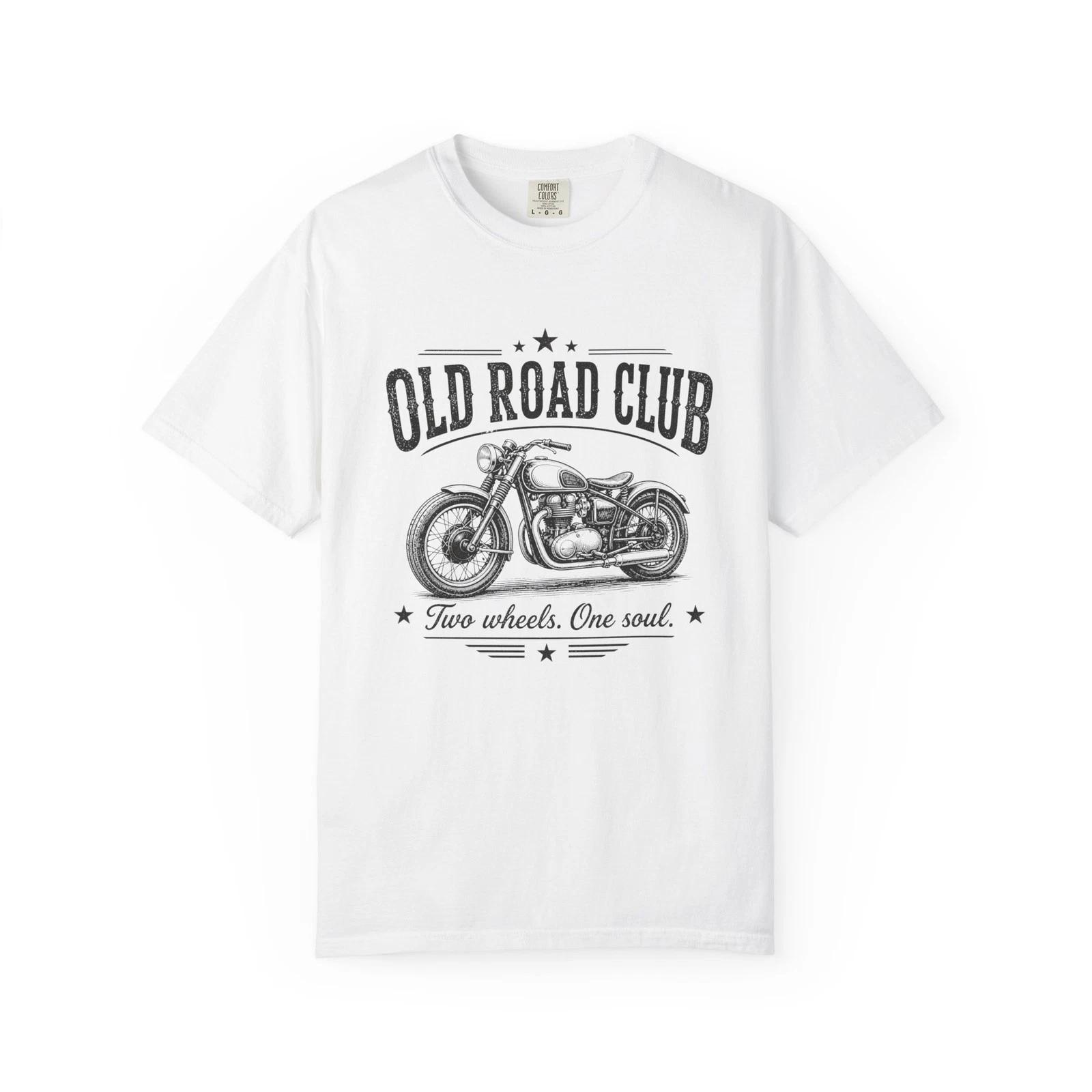 Old Road Club Vintage Motorcycle Graphic T-T-Shirt L