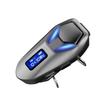 Helmet BT Headset with FM Radio Support Two Way Intercom RGB Lights IP65 Rainproof for Motorcycle Bike