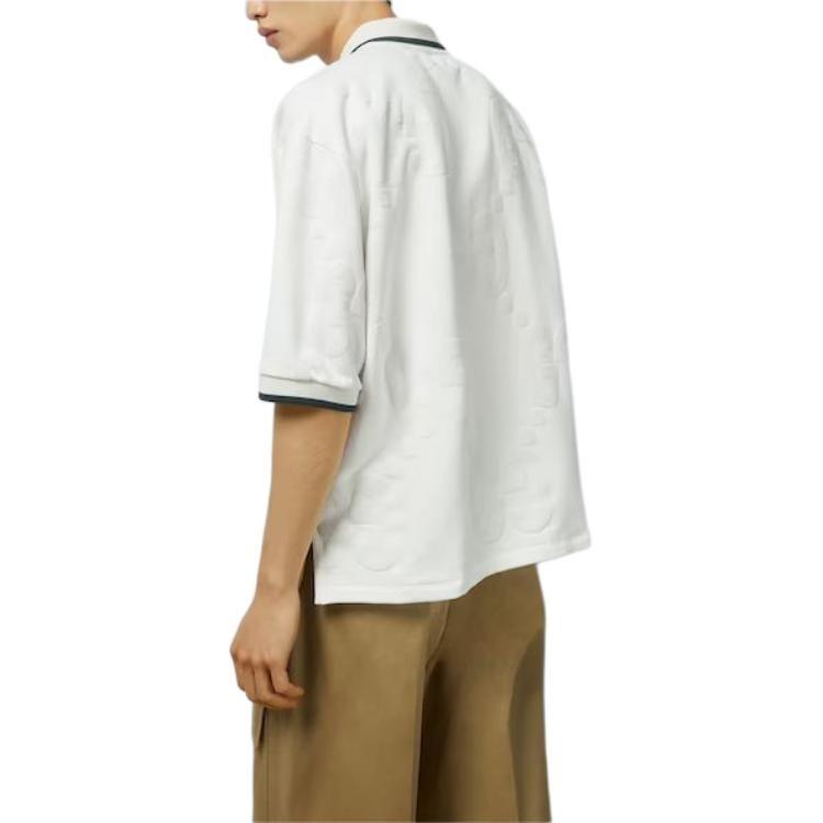 GUCCI SS24 Polo Shirt Men's Ivory White 768508-XJF5S-9275