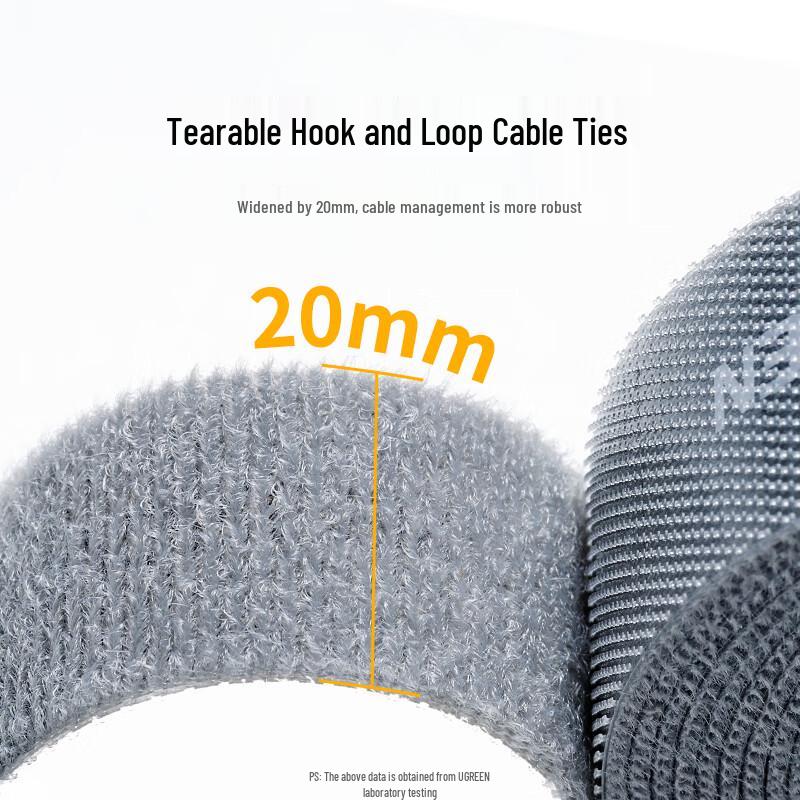 UGREEN Reusable Velcro Cable Management Strap