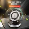 Car Solar Automatic Rotating Air Freshener Diffuser Car Interiors Dashboard Perfume Decoration To Remove Odor Auto Accessories