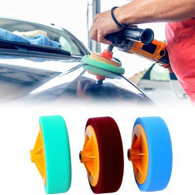 Car Polishing Waxing Sponge Wheel Polishing Disc 6inch Sponge Disc Pad For Car Buffer Polisher Honeycomb Sponge Disc Repair