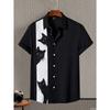 Hawaiian Beach Shirt Fashion Men's Animal Cat Print Shirt Retro Casual Street Clothing Men's Summer Unisex Short Sleeve Top