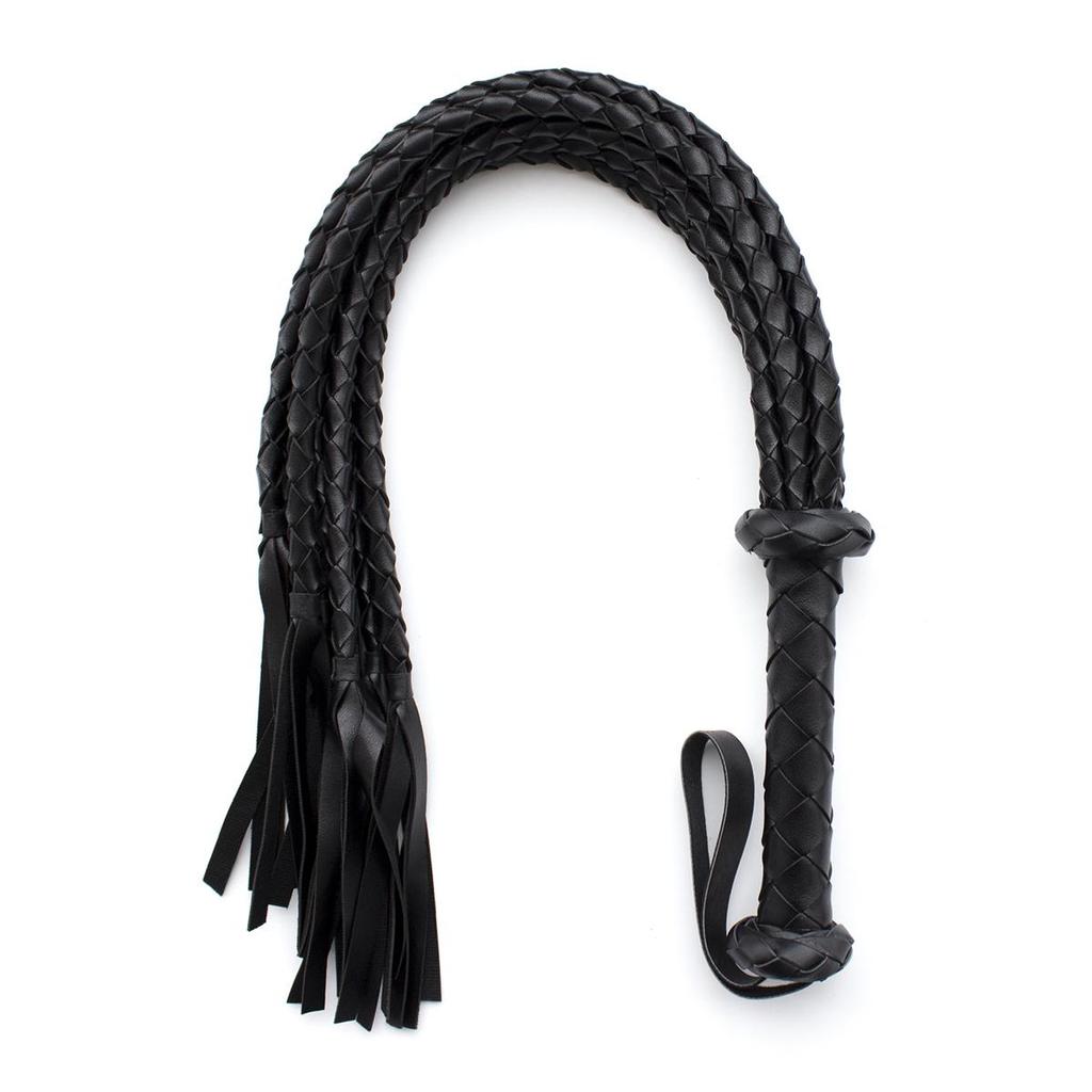Whip BDSM Sex Toys Flap Butt Twist Braid 62+16cm PU Couple Game Props Bondage Cosplay