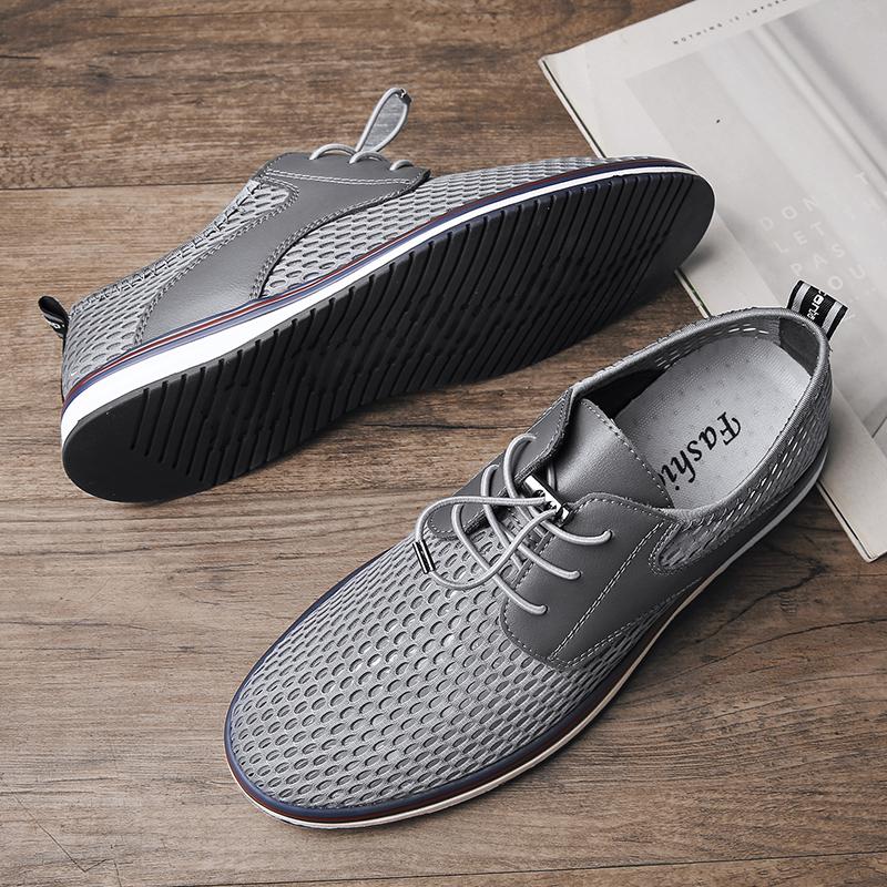 Letnie buty siatkowe Męskie mokasyny do chodzenia Oddychające sneakersy outdoorowe Modne męskie buty codzienne Męskie buty do jazdy Lekkie buty do chodzenia