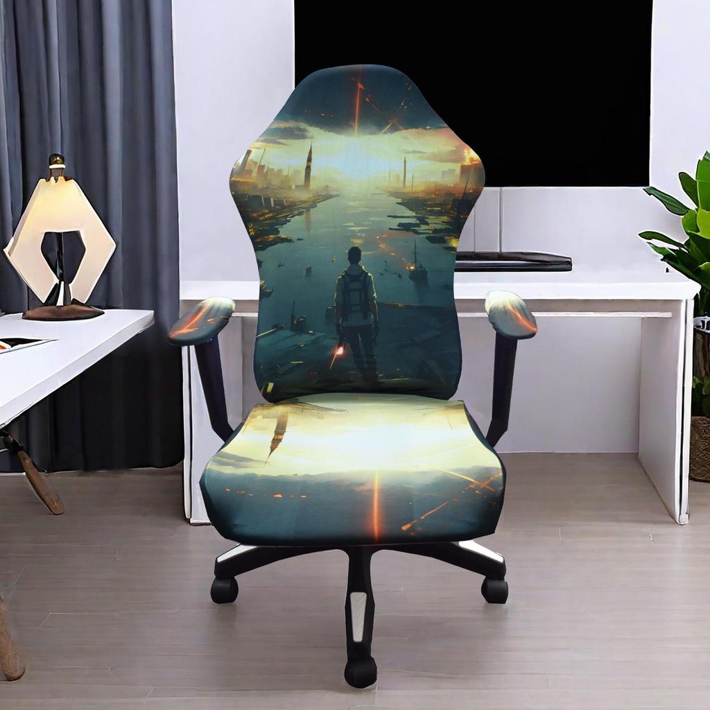 Universeller Elastischer E-Sport-Stuhlbezug - 2024 Punk-Stil für Drehstühle