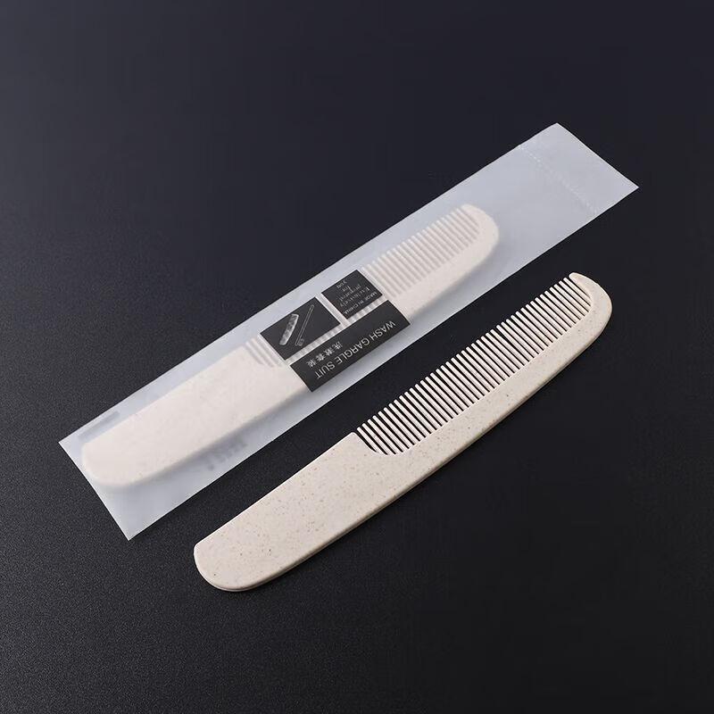 Eco-Friendly Straw Disposable Hotel Comb