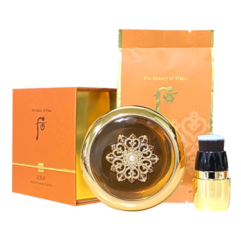 

The History of Whoo Cheongidan Radiant Essence Cushion 15г + Сменный блок 15г Корейский травяной осветляющий антивозрастной кушон K-Beauty (Оттенок 21/23) 23 (Natural Beige)