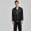 Men's Long Sleeve Silk Pajama Set - Summer Mulberry Silk Homewear 1188
