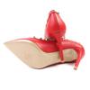 Ausgezeichnete Valentino Garavani Pumps Rockstuds Rotes Leder Damen 36 SW2S0A04 Gebraucht
