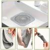 Kitchen Sink Filter, Silicone Bathroom Shower Hair Catcher, Reusable Sink Strainer for Hair and Debris