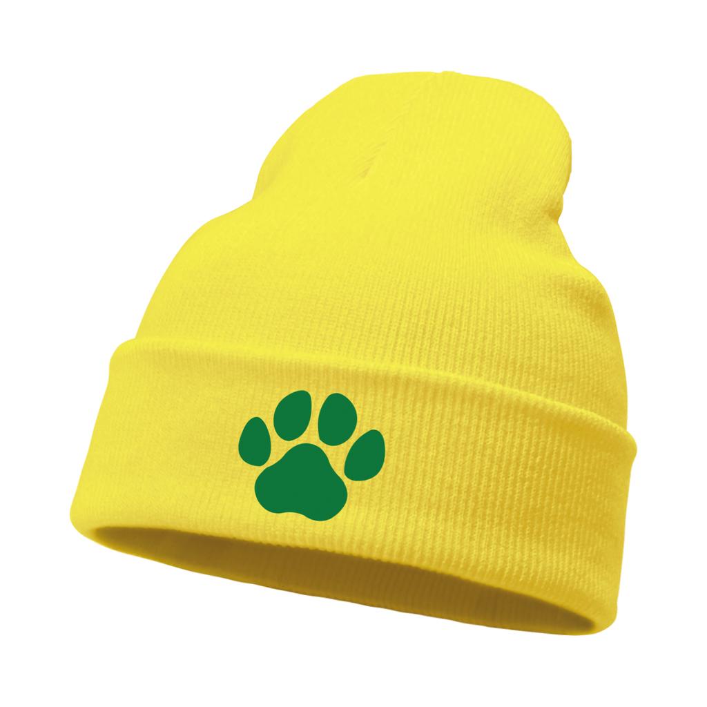 Multiple Colors Of Dog Paw Prints Winter Hats Unisex Cap Beanie Hats For Man Thermal Cozy Knit Hat Beanie Perfect For Travelling