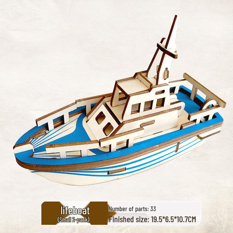 

3D Деревянная Модель-Пазл Игрушка для Детей 6+ - Подарок Ручной Работы для Обучения