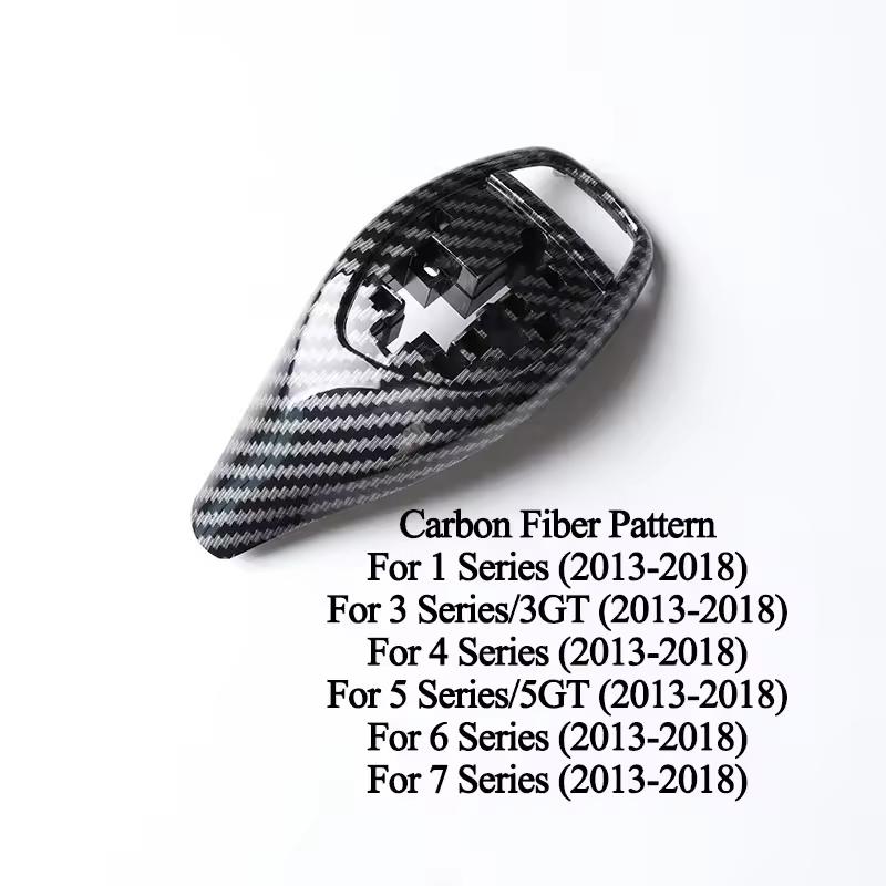 Gear Shift Knob Head Cover Handle Ball Lever Trim Gear Knob Sticker for BMW Sports 3 4 5 6 7 Series