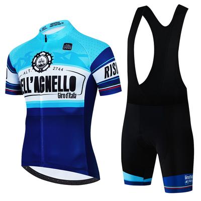 Tour of Italy Sada profesionálního cyklistického dresu Muži Oblečení na kolo MTB léto Rychleschnoucí Cyklo Jezdecké oblečení Anti-UV oblek Ropa Ciclismo