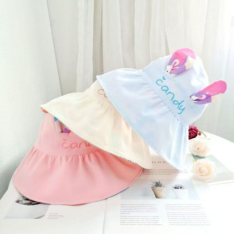 Kids' Summer Wide Brim UV Protection Reversible Sun Hat