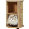 3-in-1 Cat Sofa End Table - - Sisal Scratching Post, Bed and Side Table - 52 Cm - Boreal - Beige