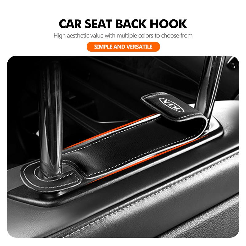Car Seat Headrest Hook Storage Hanger Auto Interior Accessories Stickers For KIA K5 K2 Rio Optima Sportage Venga Sorento Stonic