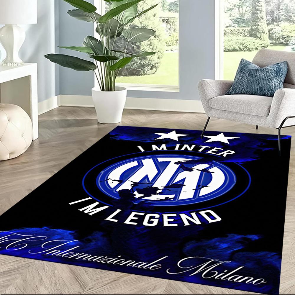 Inter Milan Area Rug Design For Kitchen Game Room Outdoor Dormitory Antislip Carpet Anime Office Decor Wedding Party Gift