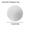 Stainless Steel Drain Filter Mesh Bathroom Sink Floor Hair Catcher Round Square 3mm 5mm 6mm 8mm 10mm Hole