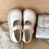 Moda celebrità di Internet retrò francesi platform scarpe basse in pelle da donna 2025 nuova primavera e autunno versatili gonna Mary Jane scarpe singole