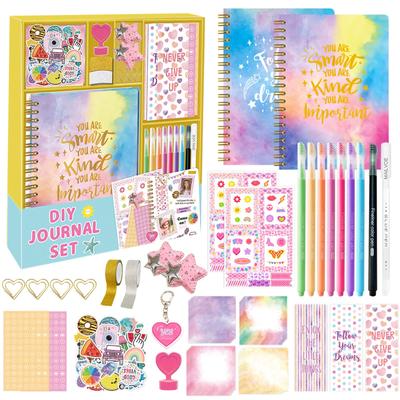 Girls DIY Journal Set - DIY Journal Set For Teen Girls, Stationery Set, Scrapbook And Journal Supplies Set, Journal Art Craft Set1ML