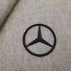 Naklejka Samochodowa 2025 Gorąca Nowość 2025 Dla Mercedes Benz 90mm ABS Chrom Czarny Logo Godło Mercedes Tylna Gwiazda Odznaka Dla Mercedes Benz W20