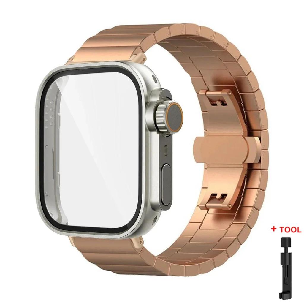 Case+Stainless Steel Band For Huawei Watch Fit4/Fit 4Pro Protective To Ultra Case Metal Strap For Huawei Watch Fit 3 only case