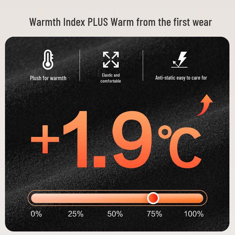 Men's Straight Fit Fleece-Lined Suit Pants