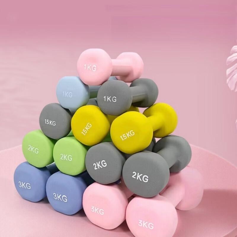 Saibote Frosted Dipped Cast Iron Dumbbells