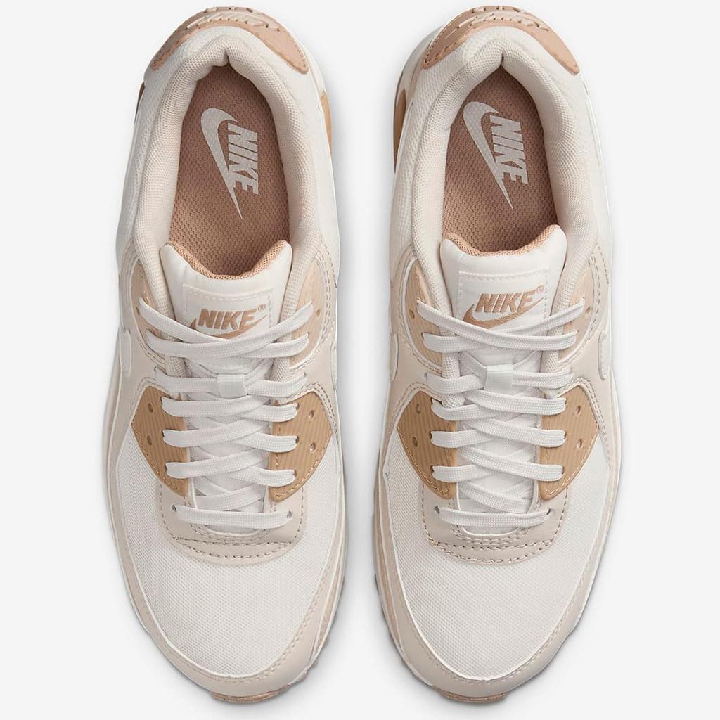 Nike Air Max 90 W Size Japan Sneakers, Phantom/Sail/Beige, DH8010-004, 23.5cm,