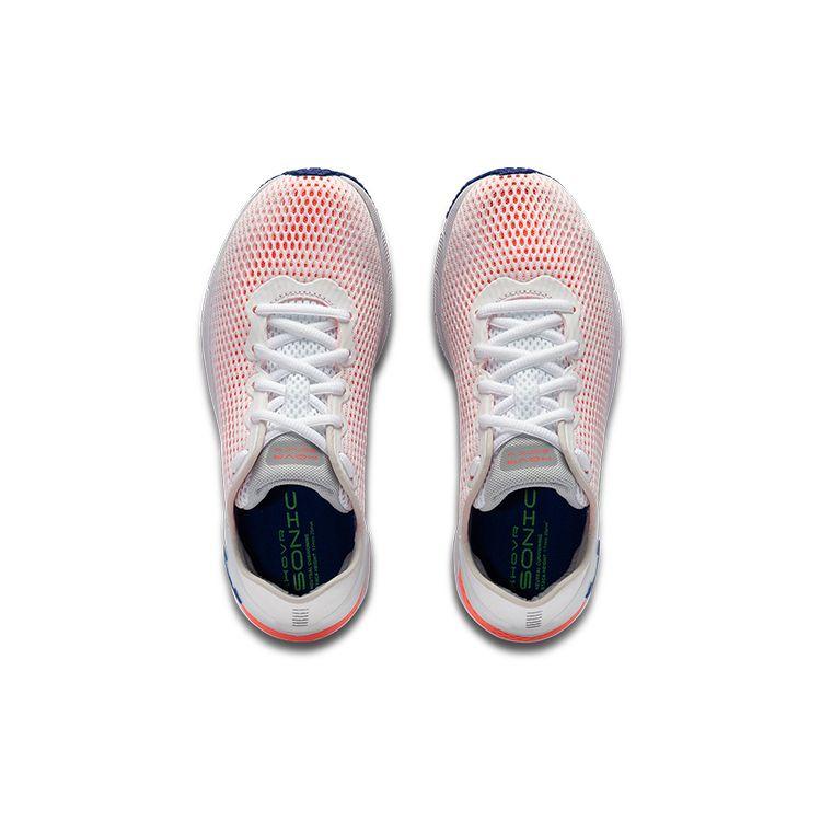 Under Armour HOVR Sonic 4 Comfortable Low-Top Lifestyle Sneakers Women sneakers White Orange 3025225-103