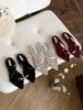 2025 summer new French fairy style metal fashion pointed cool slippers women summer wear toe slippers women