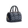 New COACH Rowan Fabric Handbag, Shoulder Bag, Crossbody Bag Mini Women's Denim Blue CH370-IMDEI