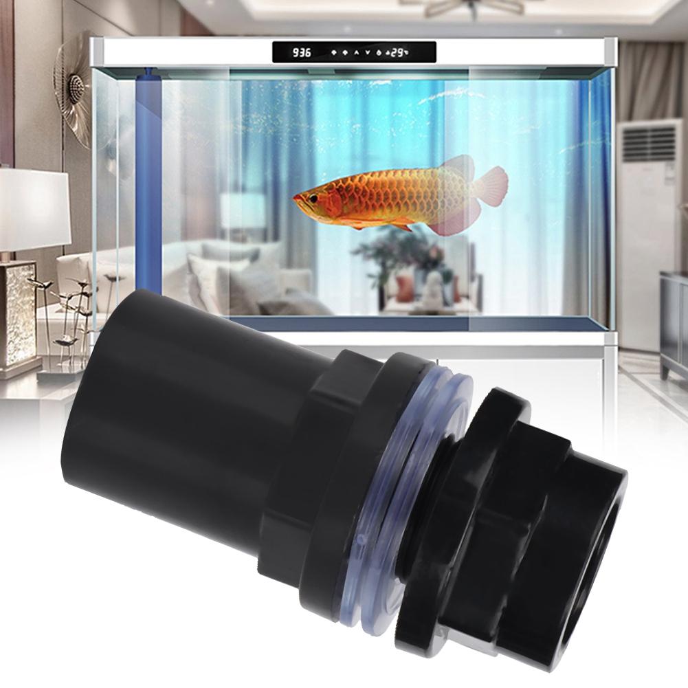 5Pcs Set PVC Aquarium Water Pipe Joint Straight Tube Connector  Fish Tank Accessories