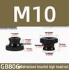 In Stock: GB806 High Head Knurled Thumb Nut, Nickel & Zinc Plated
