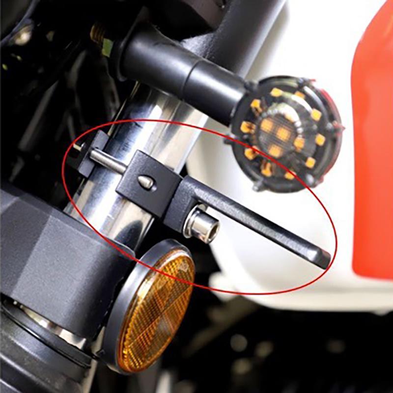 Motorcycle Extension Bracket Spotlight External Fixed Lamp Holder lighting extension Fork Handle Bracket Adjustable 20mm-36mm