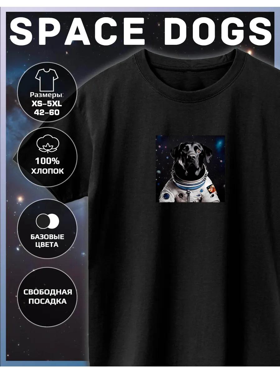 Labrador Astronaut Print T-shirt 3XL