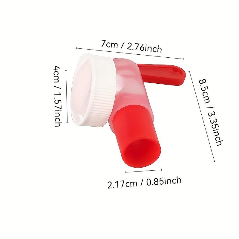 1 Pc Faucet DN61 61mm Horticultural Plant Nutrient Solution Faucet Red White Plastic Faucet Garden Outdoor Garden Faucet
