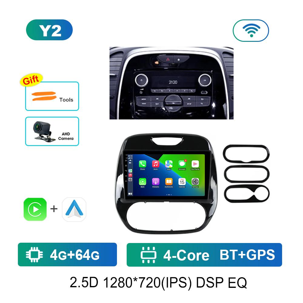 Android OS Car Video Multimedia Player for Renault Kaptur 2016 - 2019 GPS DSP Stereo WiFi BT 4G Carplay Auto Tools Cooling Fan