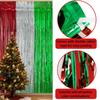 4Pcs Multicolored PET Rain Curtain Metallic Tinsel Curtain For Wedding Backdrops Christmas Birthday Party Decoration